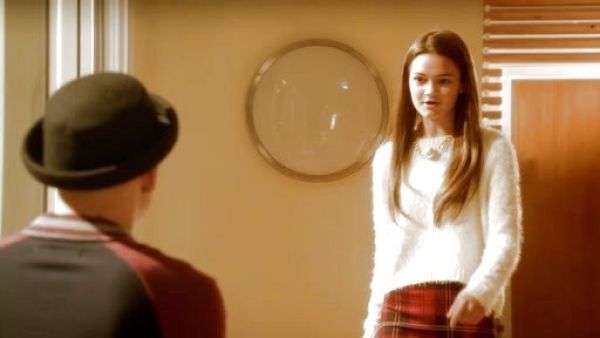 Emma Chota's Knitted Fluffy Crop Jumper on Red Band Society