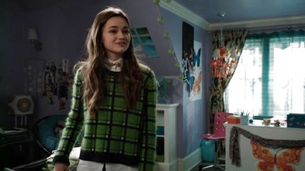 Emma Chota's Prudence Plaid Reversible Sweater on Red Band Society
