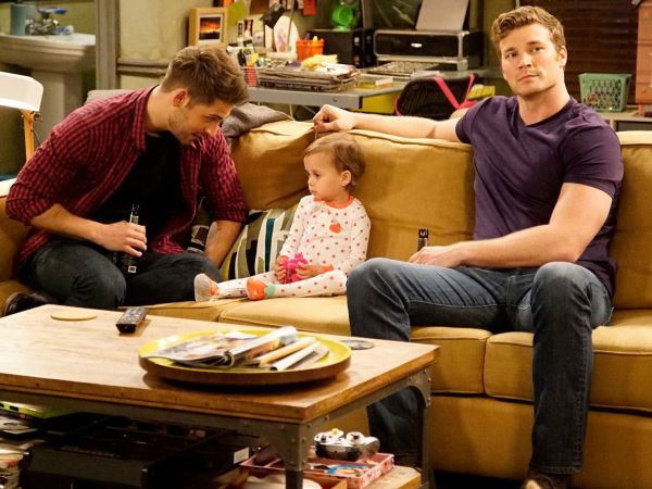 Emma Wheeler's Strawberry Footed Pajamas on Baby Daddy