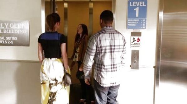 Erin Silver's Circle-Print Princess Skirt on 90210