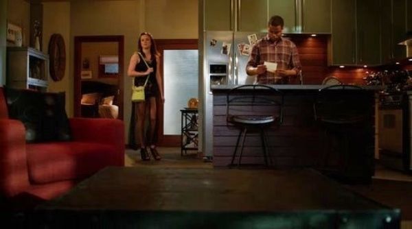 Erin Silver's Diego Neon Bucket Bag on 90210