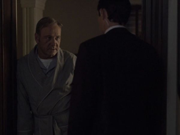 Frank Underwood's Captain's Woven Robe on House of Cards