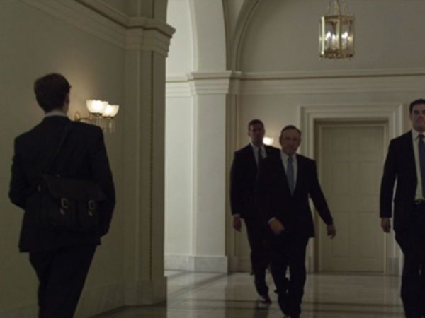 Frank Underwood's Classic Fit Wool Suit on House of Cards
