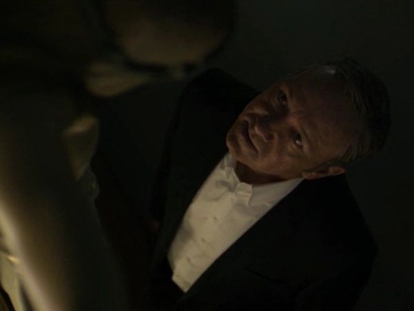 Frank Underwood's Modern Fit Double Cuff Cotton Poplin Shirt on House of Cards