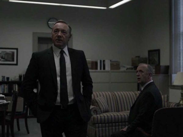 Frank Underwood's Slim Cut Silk Tie on House of Cards
