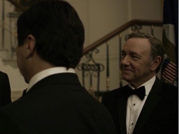 Frank Underwood's Velvet Bow Tie on House of Cards