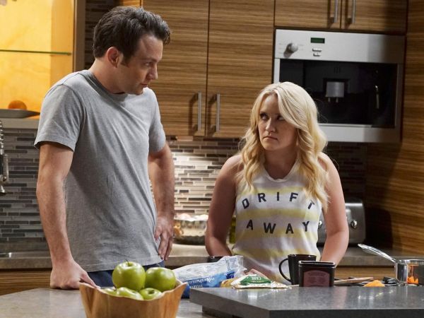 Gabi Diamond's Striped Drift Away Tank on Young & Hungry