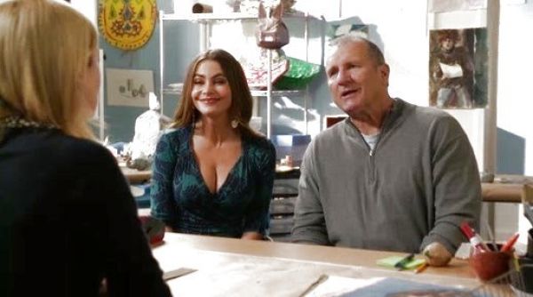 Gloria Pritchett's Shirred Wrap Top on Modern Family