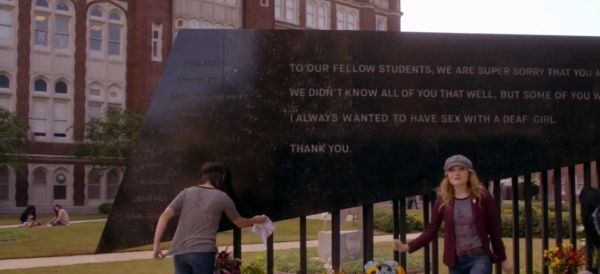 Grace Gardner's Les Voyages Stripe Tee on Scream Queens