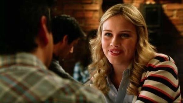 Greer's Striped Ruffle Cardigan on Chasing Life