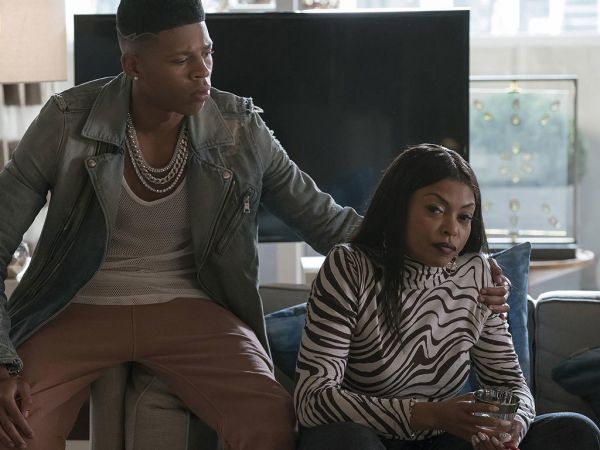 Hakeem Lyon's destroyed denim biker jacket on Empire