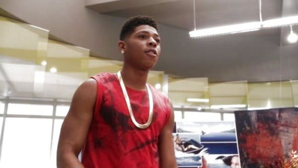Hakeem Lyon's Mineral Print Jersey Muscle Tee on Empire