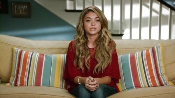 Haley Dunphy's Lace Yoke Top on Modern Family