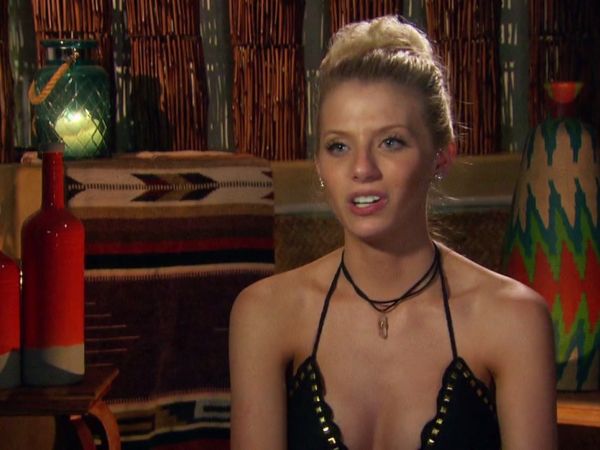 Haley Ferguson's Black Studded Scalloped Bikini on Bachelor in Paradise