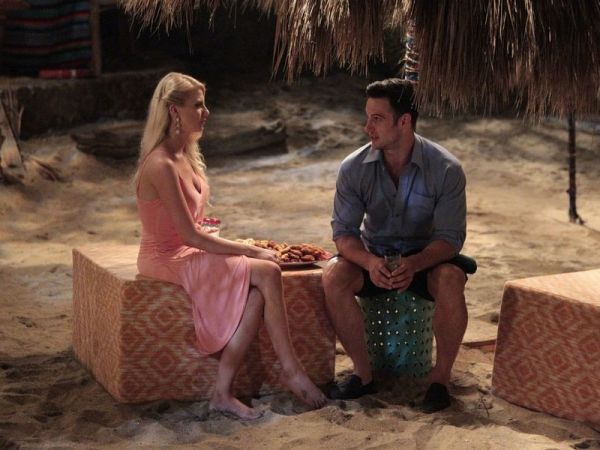 Haley Ferguson's Pink Knot Dress on Bachelor in Paradise