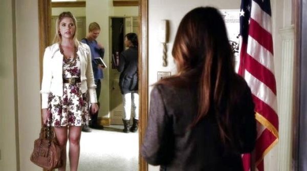 Hanna Marin's Knit Printed Circle Dress on Pretty Little Liars