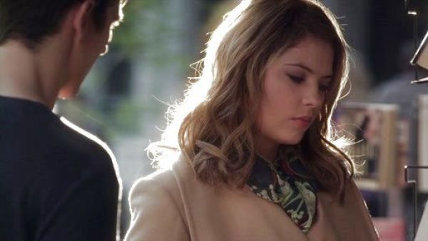 Hanna Marin's Madigan Belted Drape-Front Coat on Pretty Little Liars