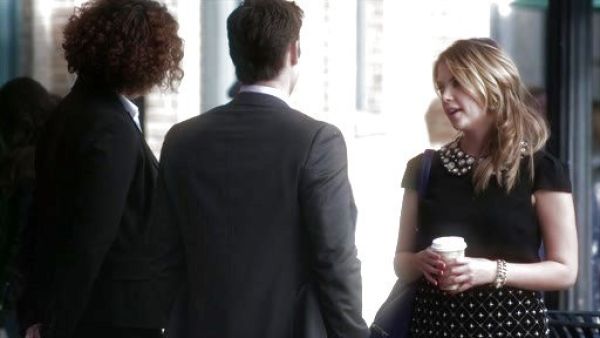 Hanna Marin's Mary Embellished Stretch-Silk Top on Pretty Little Liars