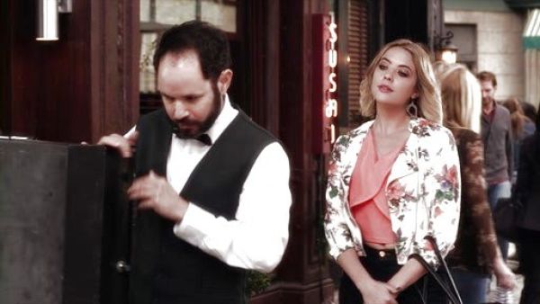 Hanna Marin's Orsola Moto Jacket on Pretty Little Liars