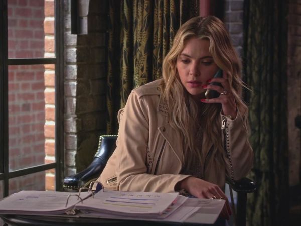 Hanna Marin's Studded Leather Jacket on Pretty Little Liars