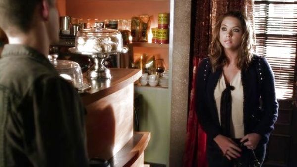 Hanna Marin's Studded Tweed Jacket on Pretty Little Liars