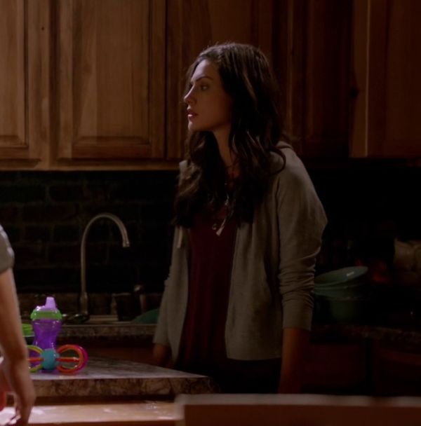 Hayley Marshall's 'Breezy' Seam Detail Slub Knit Tank on The Originals