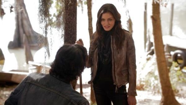 Hayley Marshall's Rumpled Leather Blazer on The Originals