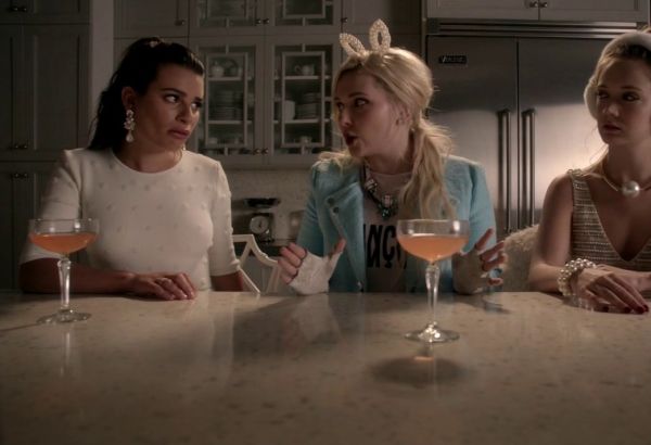 Hester Ulrich's Aryen Polka Dot Crop Top on Scream Queens