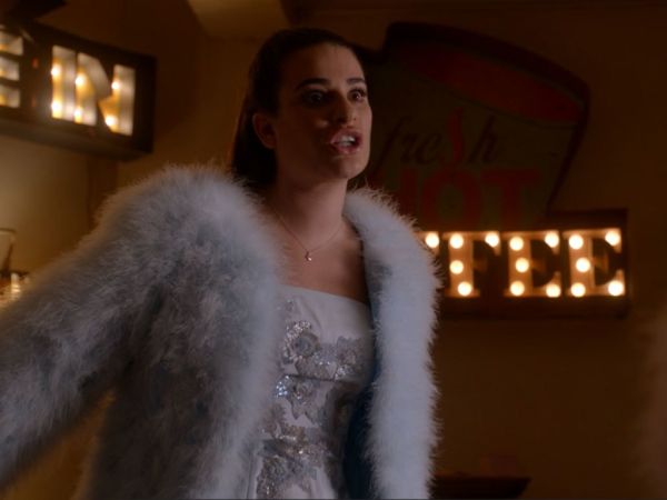 Hester Ulrich's sequin embellished bandeau dress on Scream Queens