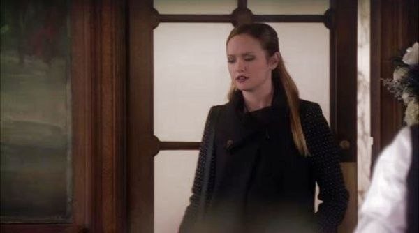 Ivy Dickens's Studded Sleeve Coat on Gossip Girl