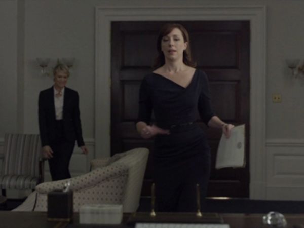 Jackie Sharp's Jackie O Dress on House of Cards