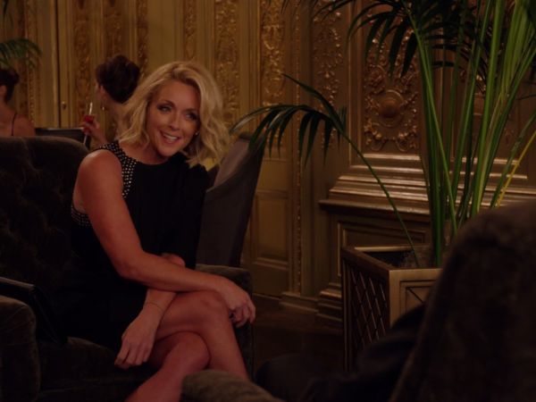 Jacqueline Vorhees' One Shoulder Embellished Dress on Unbreakable Kimmy Schmidt