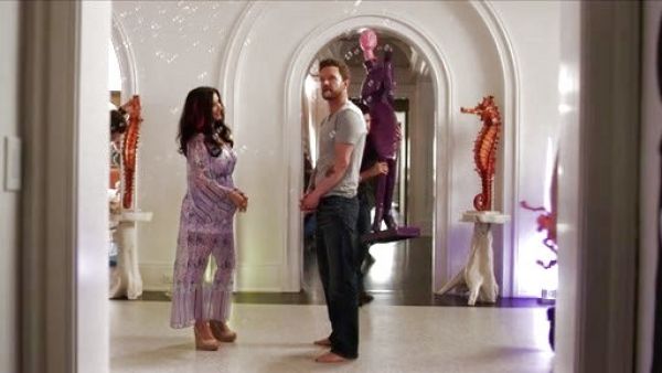 Jade St. John's Jinerva Printed Silk Caftan on Nashville