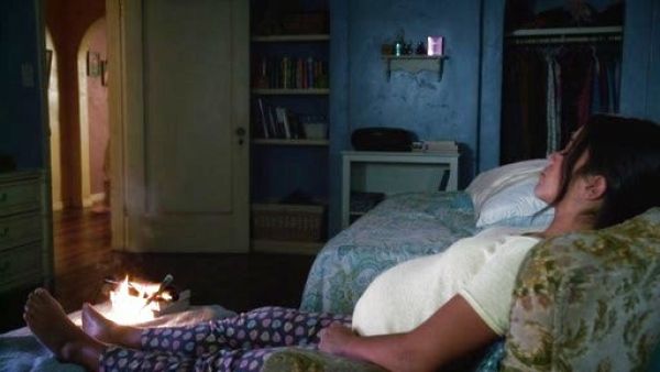 Jane Villanueva's 'Candy Hearts' Pajama Pants on Jane the Virgin