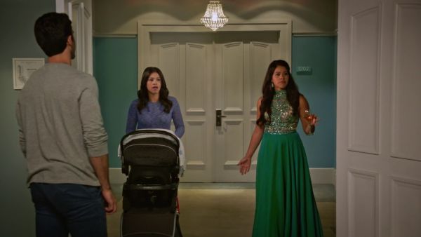 Jane Villanueva's Charming Shimmer Illusion Evening Gown (Style #1964) on Jane the Virgin
