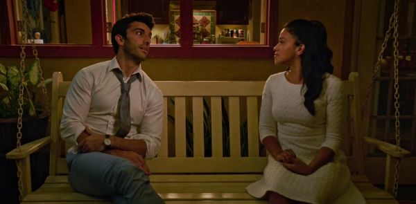 Jane Villanueva's Chevron Jacquard Knit Fit & Flare Dress (Regular & Petite) on Jane the Virgin