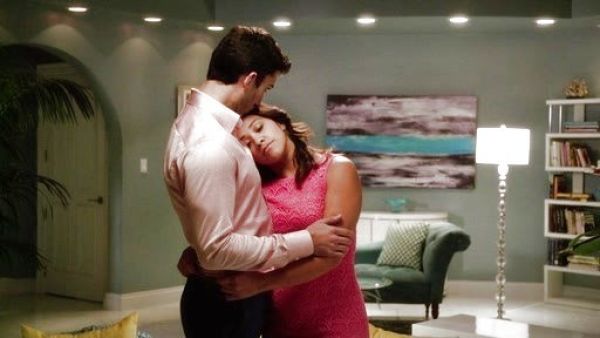 Jane Villanueva's Coral Crochet Dress on Jane the Virgin