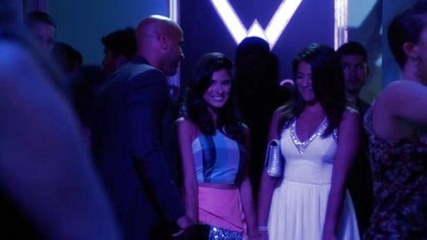 Jane Villanueva's Double V Sequin Dress on Jane the Virgin