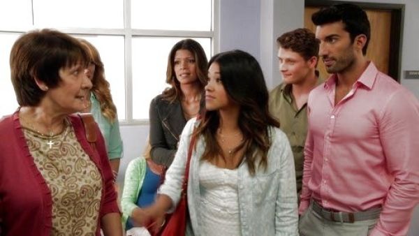 Jane Villanueva's Ikat Leopard Button-Down Shirt on Jane the Virgin