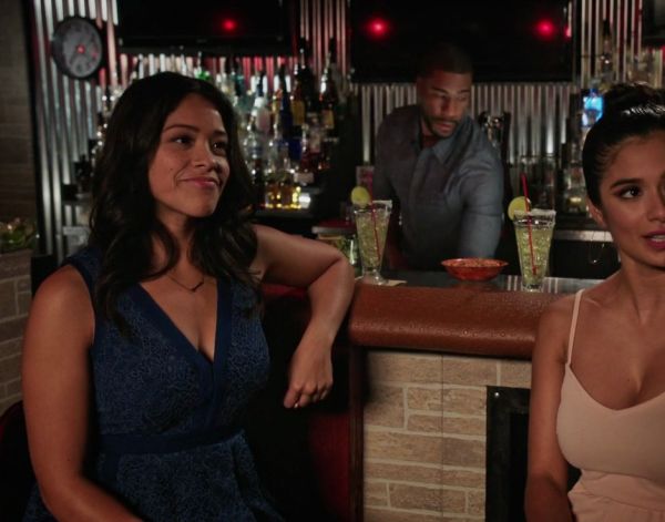 Jane Villanueva's Lovely In Lace Fit & Flare Dress on Jane the Virgin