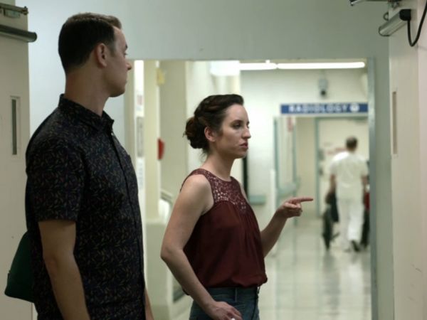 Jen Short's Crochet Yoke Blouse on Life In Pieces