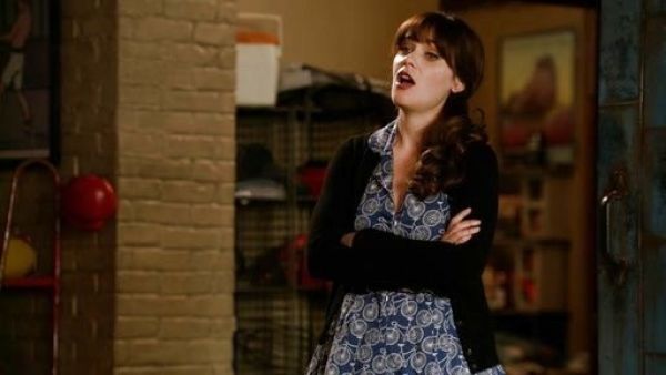 Jess Day's Bake Shop Browsing Dress in Bicycles on New Girl