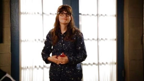 Jess Day's Blue The Dreamer Flannel Pajama on New Girl