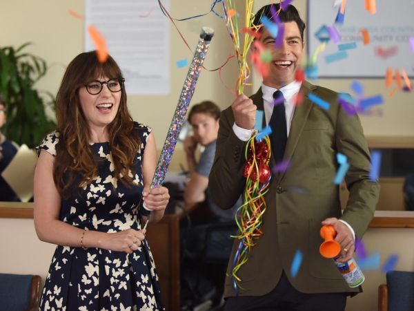 Jess Day's Butterfly Print Dress on New Girl