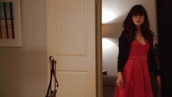 Jess Day's Dress in Haute Pink on New Girl