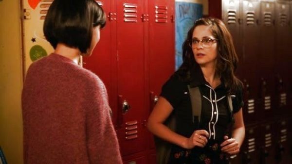 Jess Day's Good Day Sunshine Printed Cord Skirt on New Girl