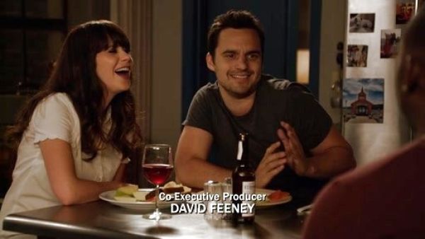 Jess Day's 'helen' top on New Girl