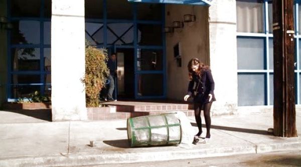 Jess Day's majesty peacoat on New Girl