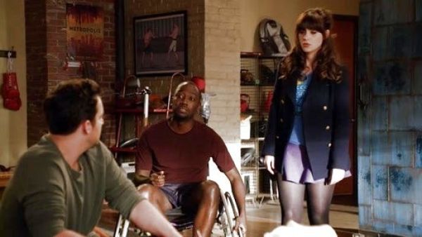Jess Day's Majesty peacoat on New Girl