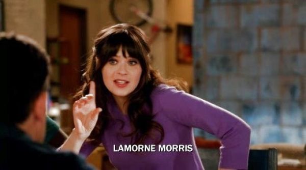 Jess Day's Purple Tippi Sweater on New Girl